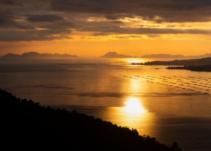 Sunset on Cíes Islands